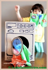 lavadora de carton