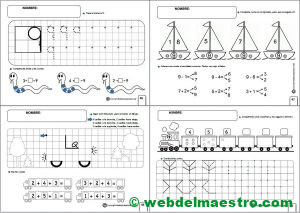 Fichas de Infantil - Actividades para descargar - Serie 9-
