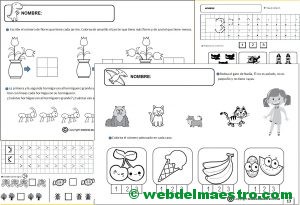 Fichas de infantil 5 años