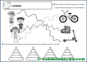 Fichas para niños de 5 años-