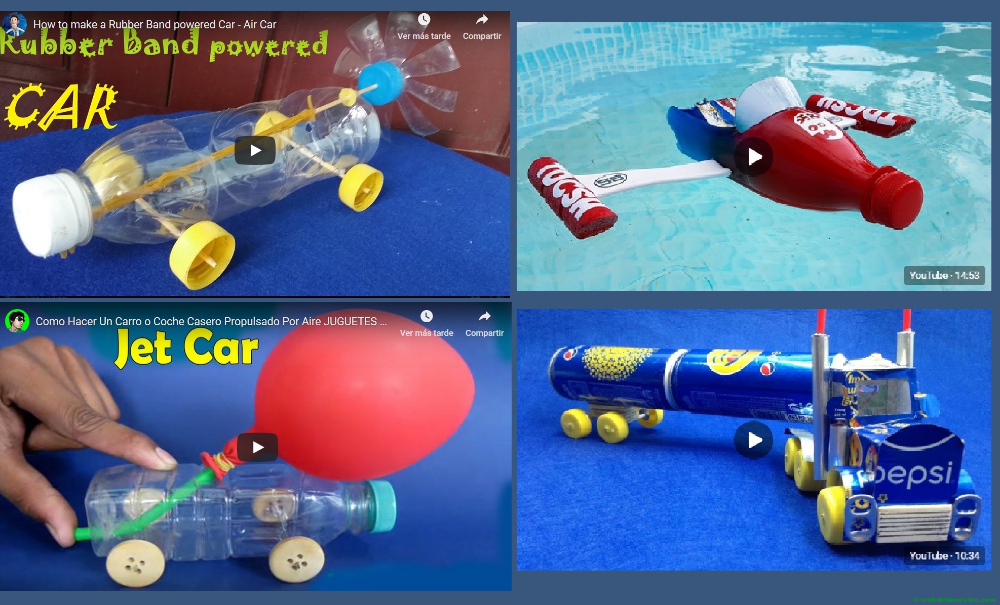 Juguetes caseros para niños | Juguetes reciclados