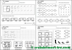 fichas infantil 5 años para imprimir serie 6