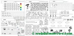 fichas logico matematicas 5 años--