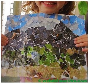 collage paisaje de principiante