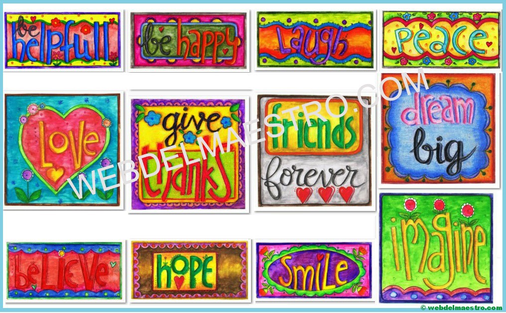 Emociones en inglés: carteles