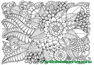 Dibujo de flores para colorear 7