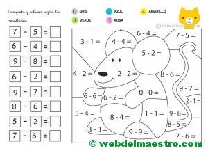 Ejercicios de restas -4