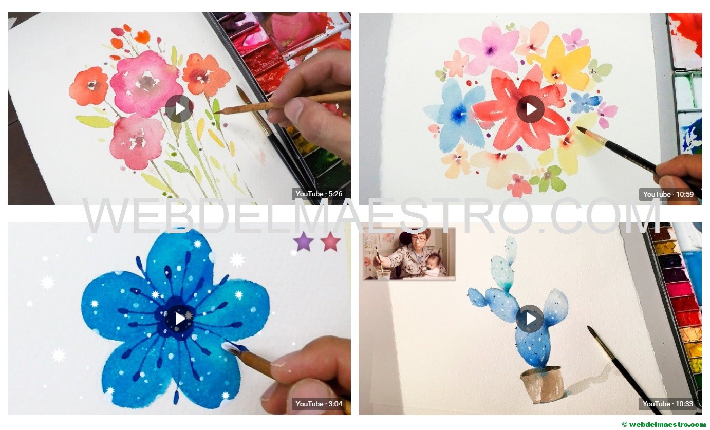 Pinturas: acuarelas para principiantes