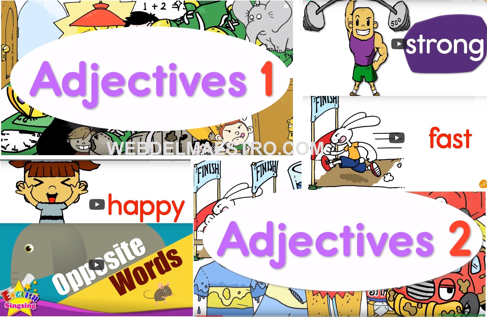 Adjetivos en inglés