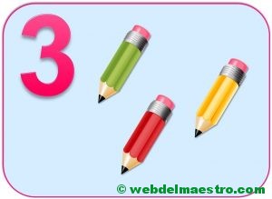 Cartel del número 3