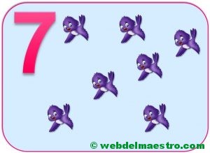 Cartel del número 7