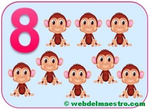 Cartel del número 8