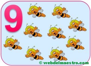 Cartel del número 9