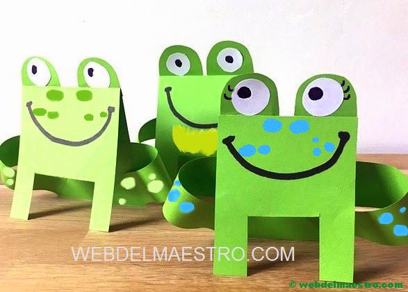 Cómo hacer una rana de papel