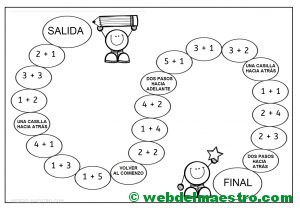 Juego de matematicas para colorear