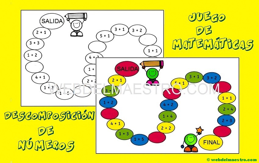 Juegos de matemáticas: descomposición de números