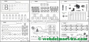Matemáticas Infantil - Actividades para descargar - Serie 8-