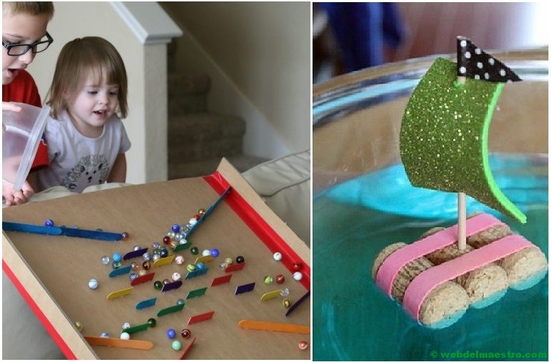 Juguetes reciclados para niños