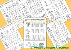 Fichas multiplicaciones