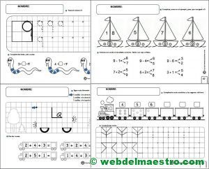 Fichas de Infantil - Actividades para descargar - Serie 9--