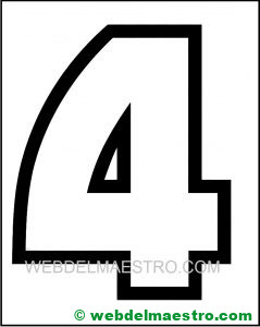 Numeros grandes para imprimir