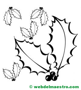 hojas de otoño para colorear--