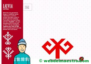 Países de Europa en inglés-Letonia