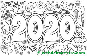 9. COLOREAR DIBUJO 2020