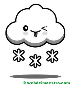 Copos de nieve para imprimir 14