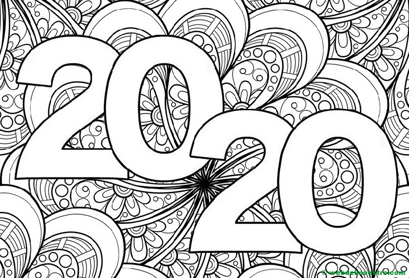 Dibujos para colorear | Dibujos de 2020