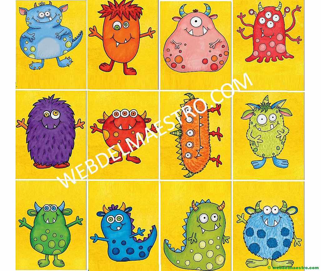 Dibujos de monstruos