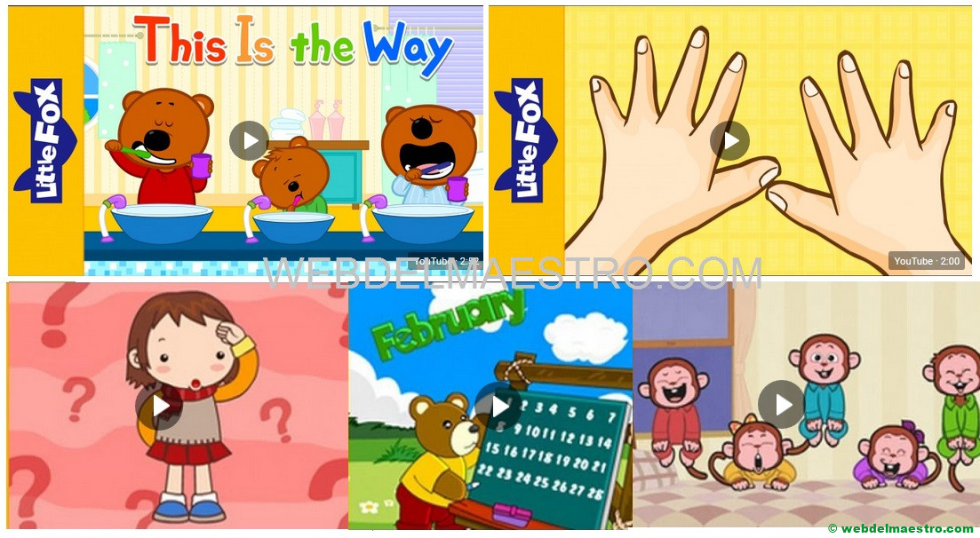 Canciones en inglés para niños