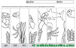 Puzzle ordenar numeros hasta el 1000