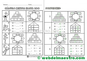 Ficha nº 1 de calculo mental