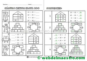 Ficha nº 2 de calculo mental