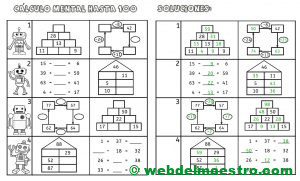 Ficha nº 5 de calculo mental