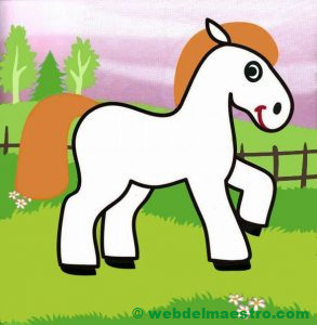 Dibujo de caballo para niños