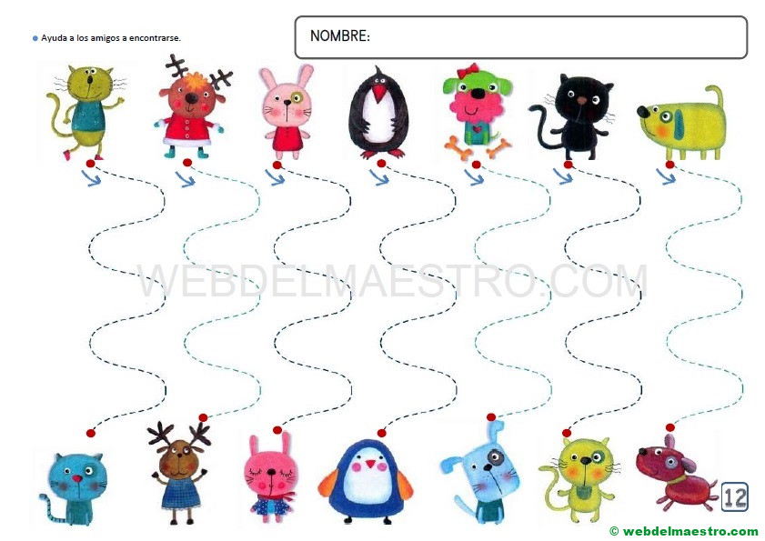 GRAFOMOTRICIDAD 4 años para imprimir-