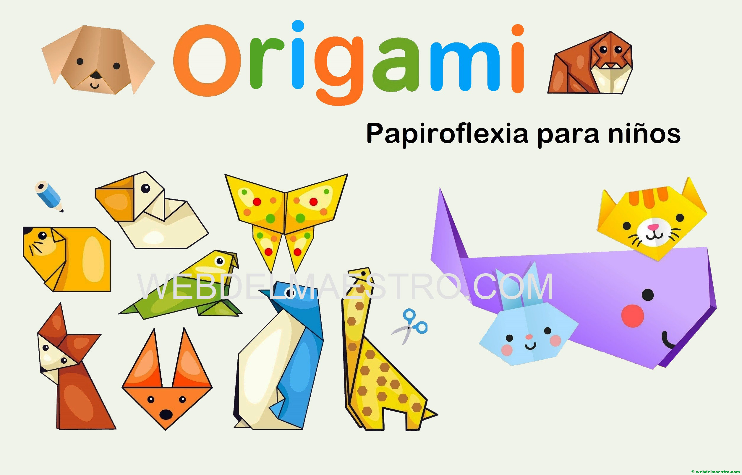 Papiroflexia para niños