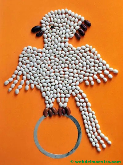 Cacatúa con alubias