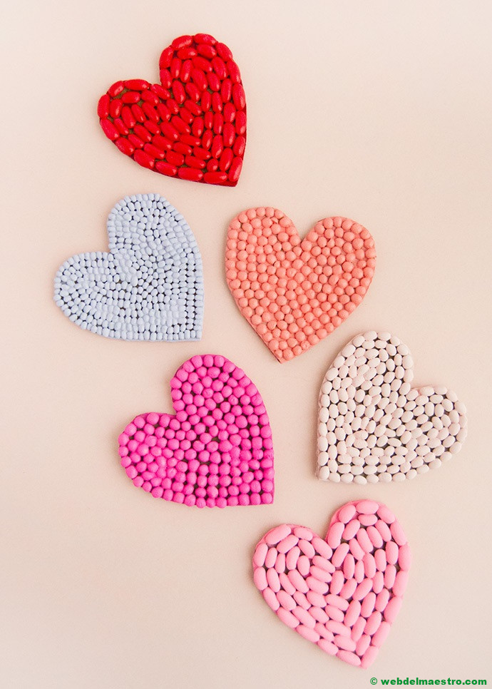 Corazones variados con lentejas y alubias