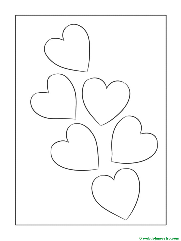 Dibujos de corazones