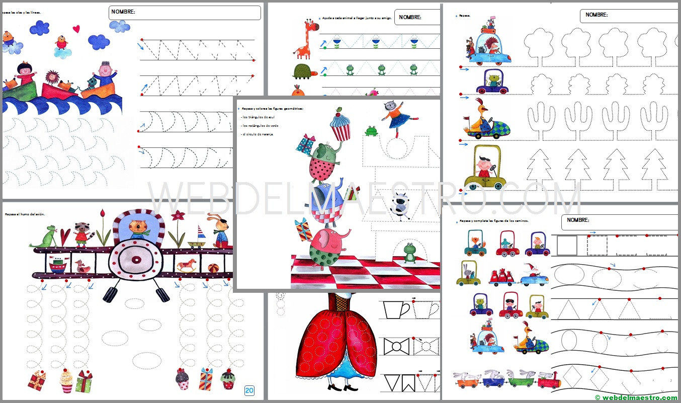 Grafomotricidad para niños de 4 años
