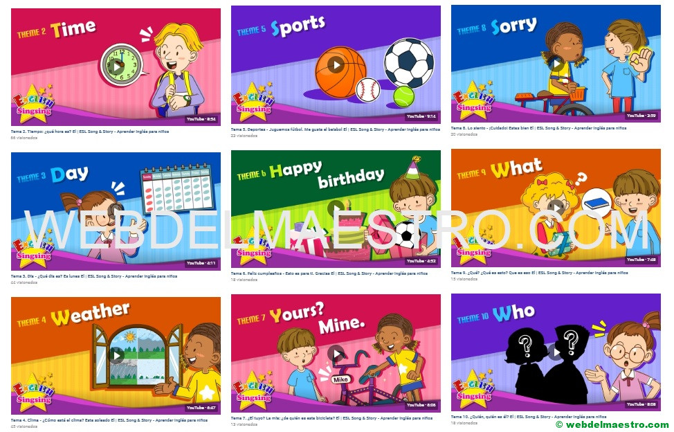 Inglés básico para niños