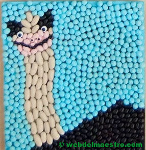 Terminación de trabajos-avestruz