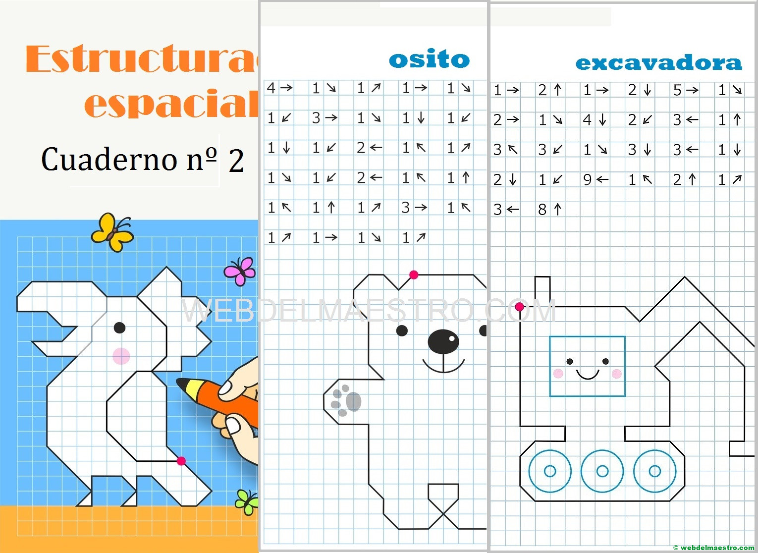 Ejercicios de estructuración espacial (II)