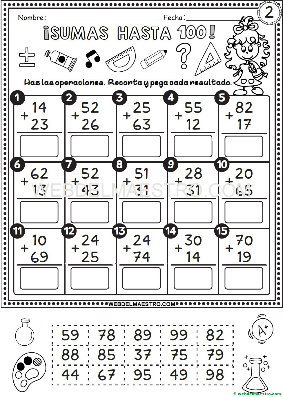 Ficha nº 2 de sumas