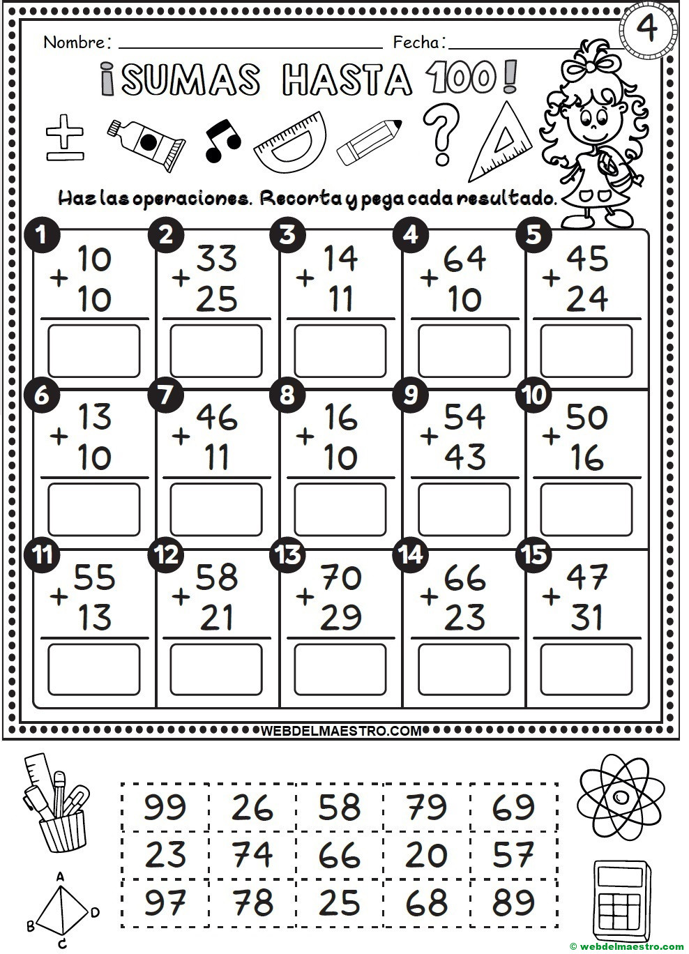 Ficha nº 4 de sumas