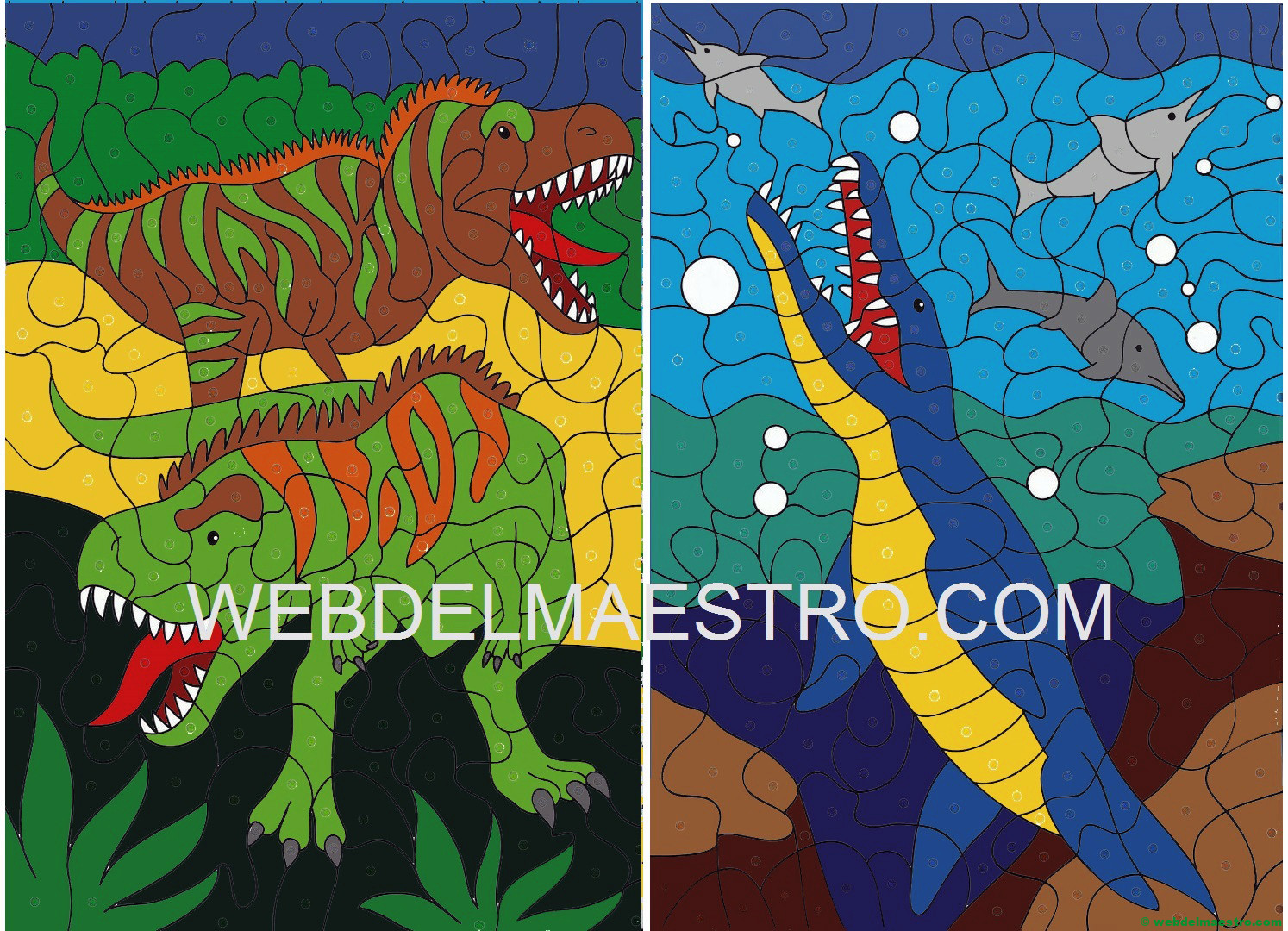Dibujos para colorear: dinosaurios
