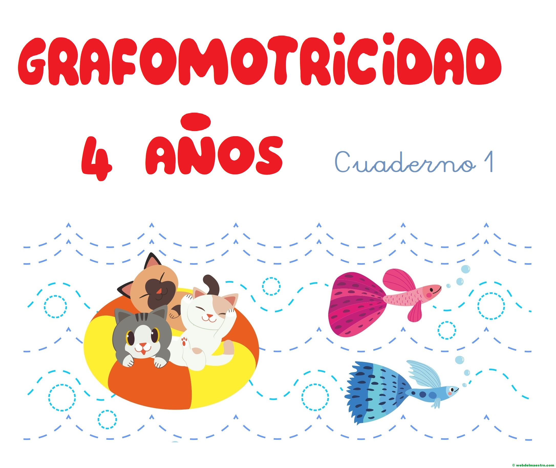 Grafomotricidad 4 años-cuaderno 1